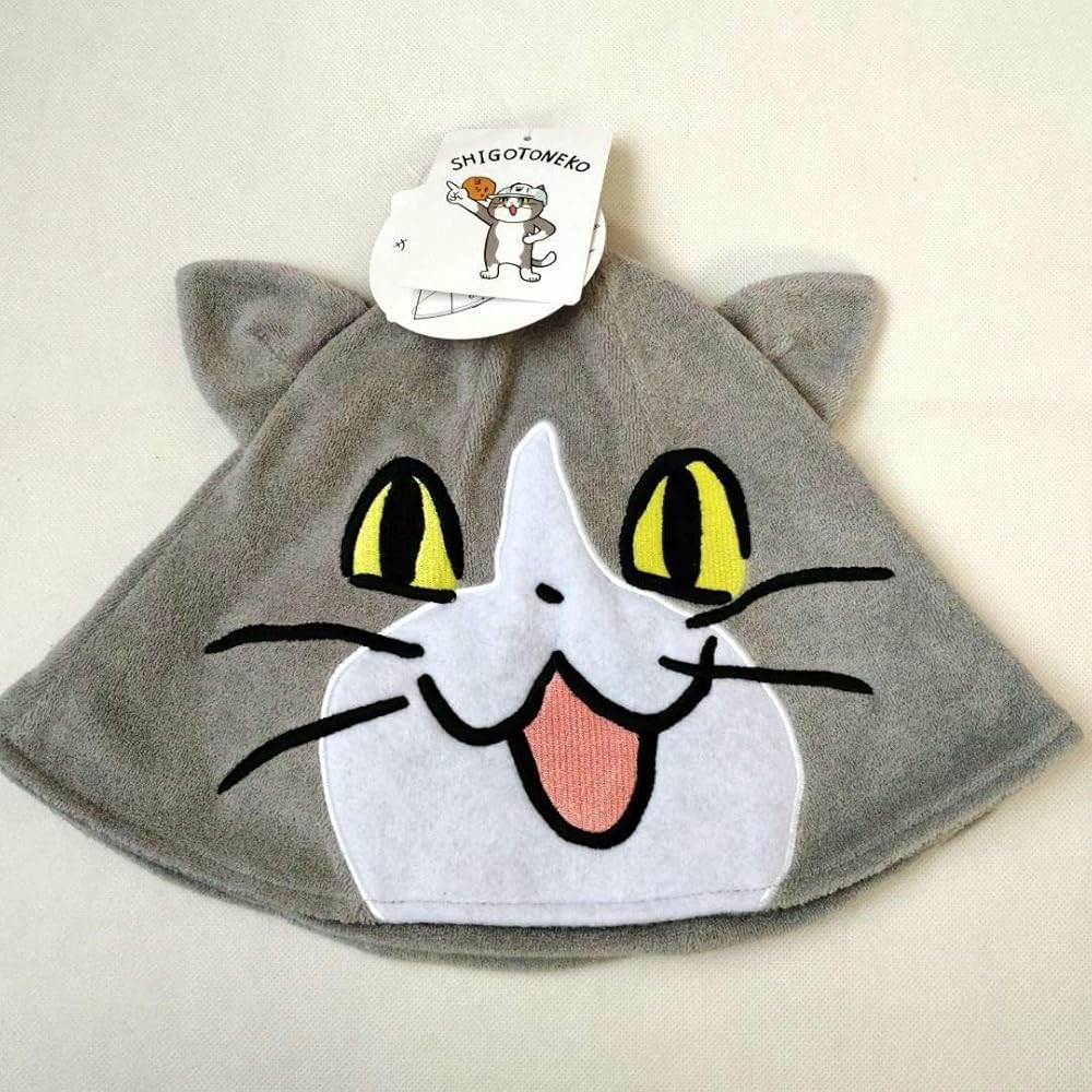ベストサウナハット　三毛猫柄　未開封　ステッカー付き ベストサウナハット 三毛猫柄 未開封 ステッカー付き